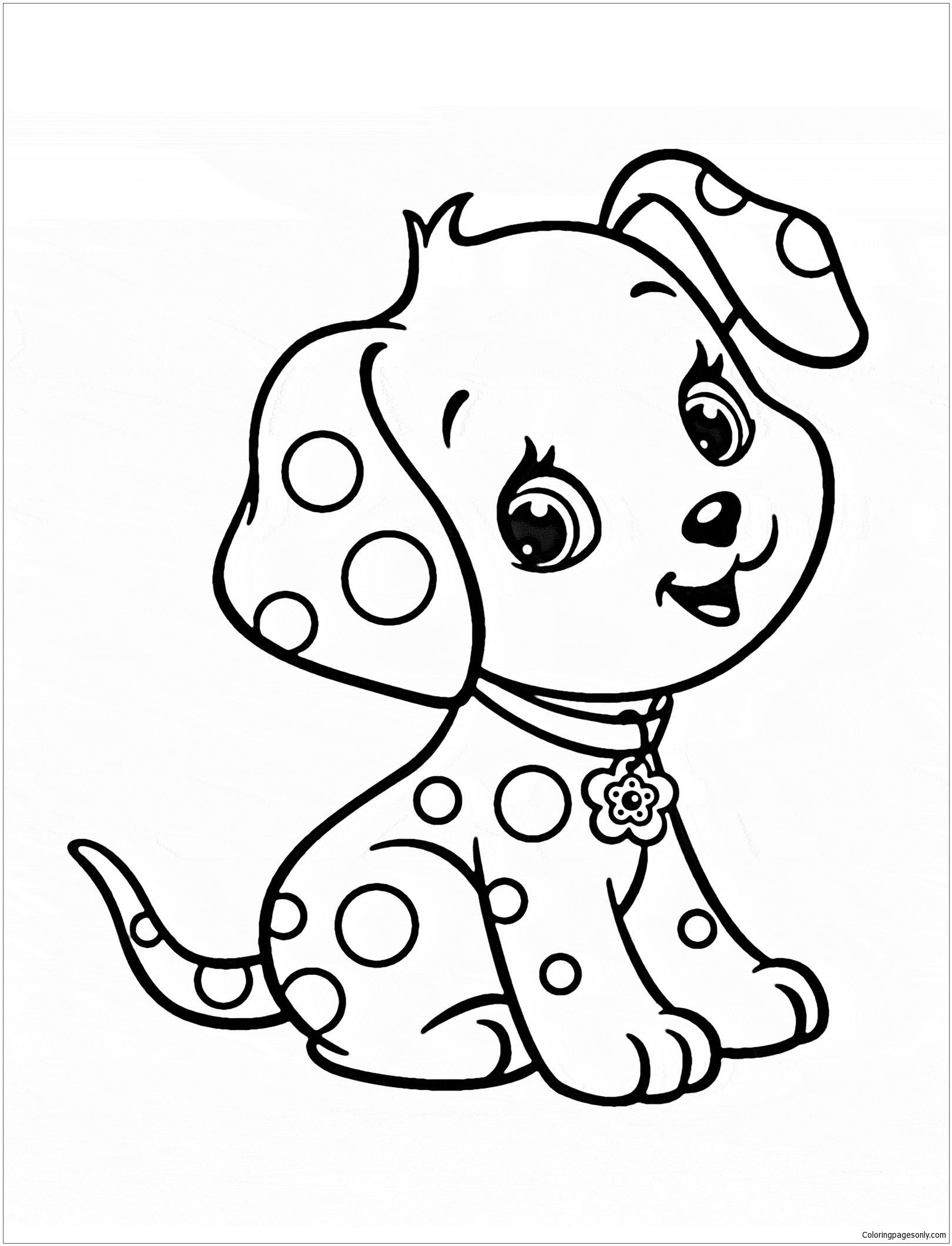 60 Printable Coloring Pages Puppies 28