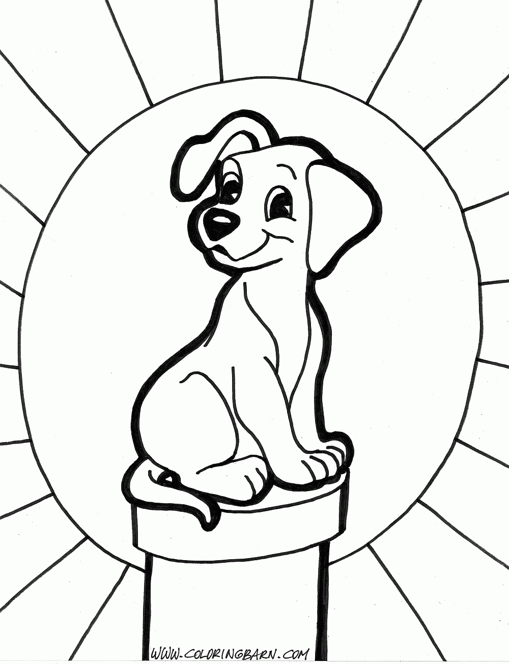 60 Printable Coloring Pages Puppies 37