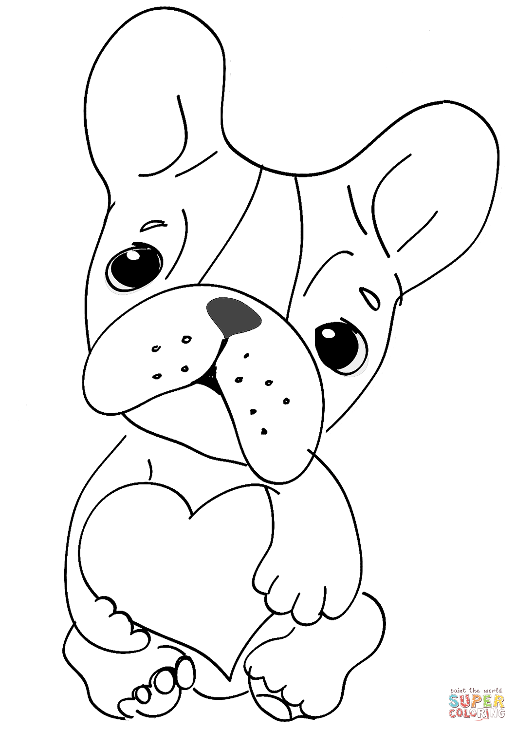 60 Printable Coloring Pages Puppies 44