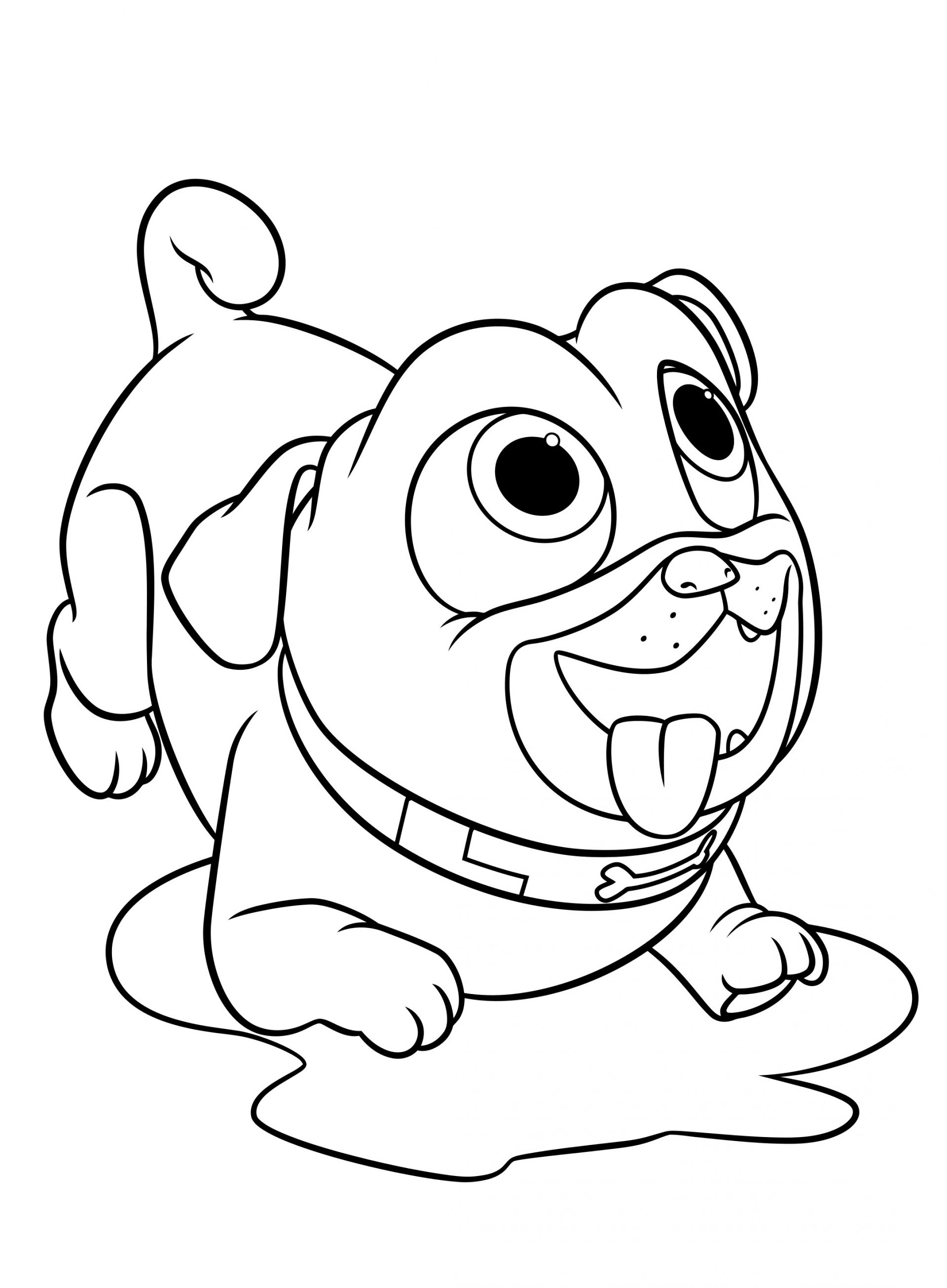 60 Printable Coloring Pages Puppies 5