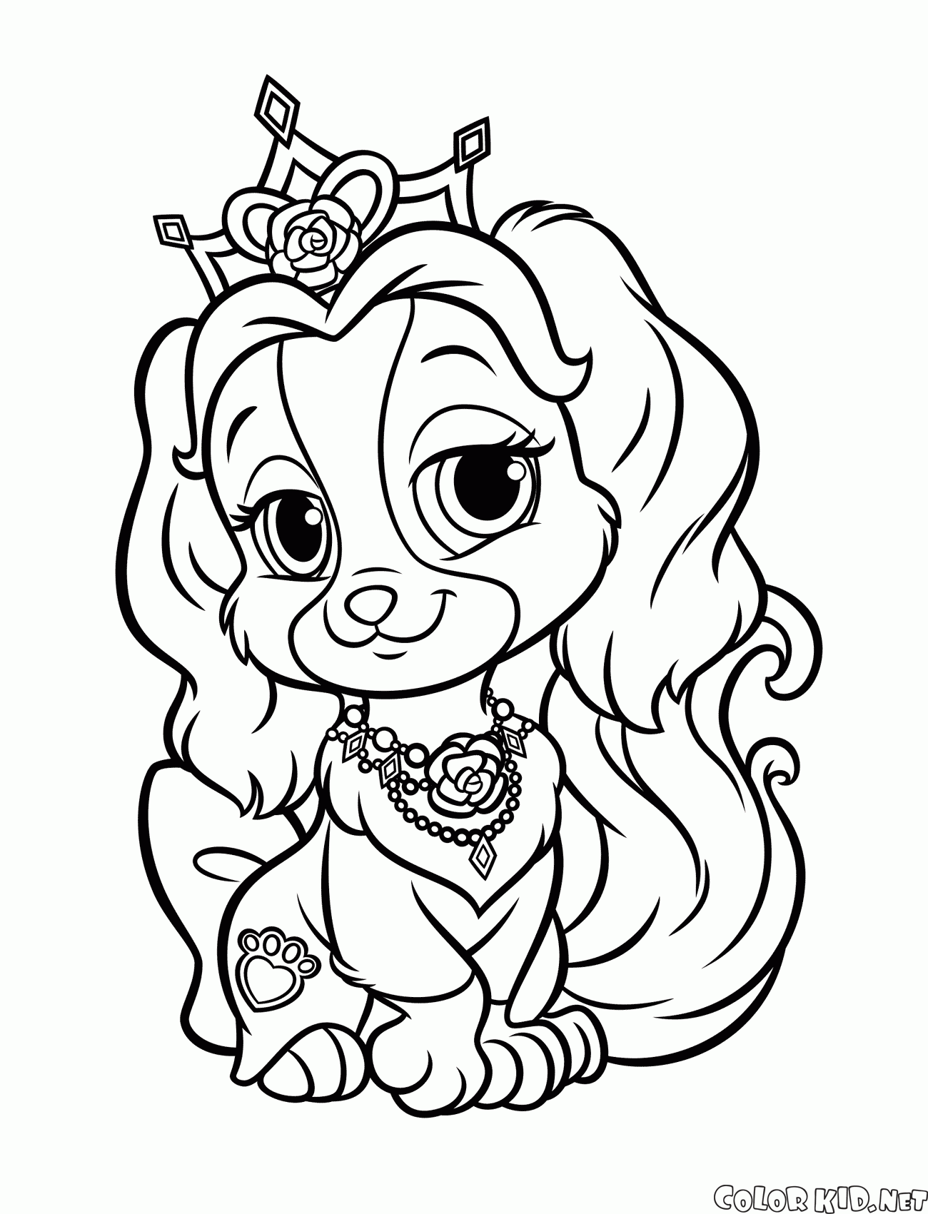 60 Printable Coloring Pages Puppies 51