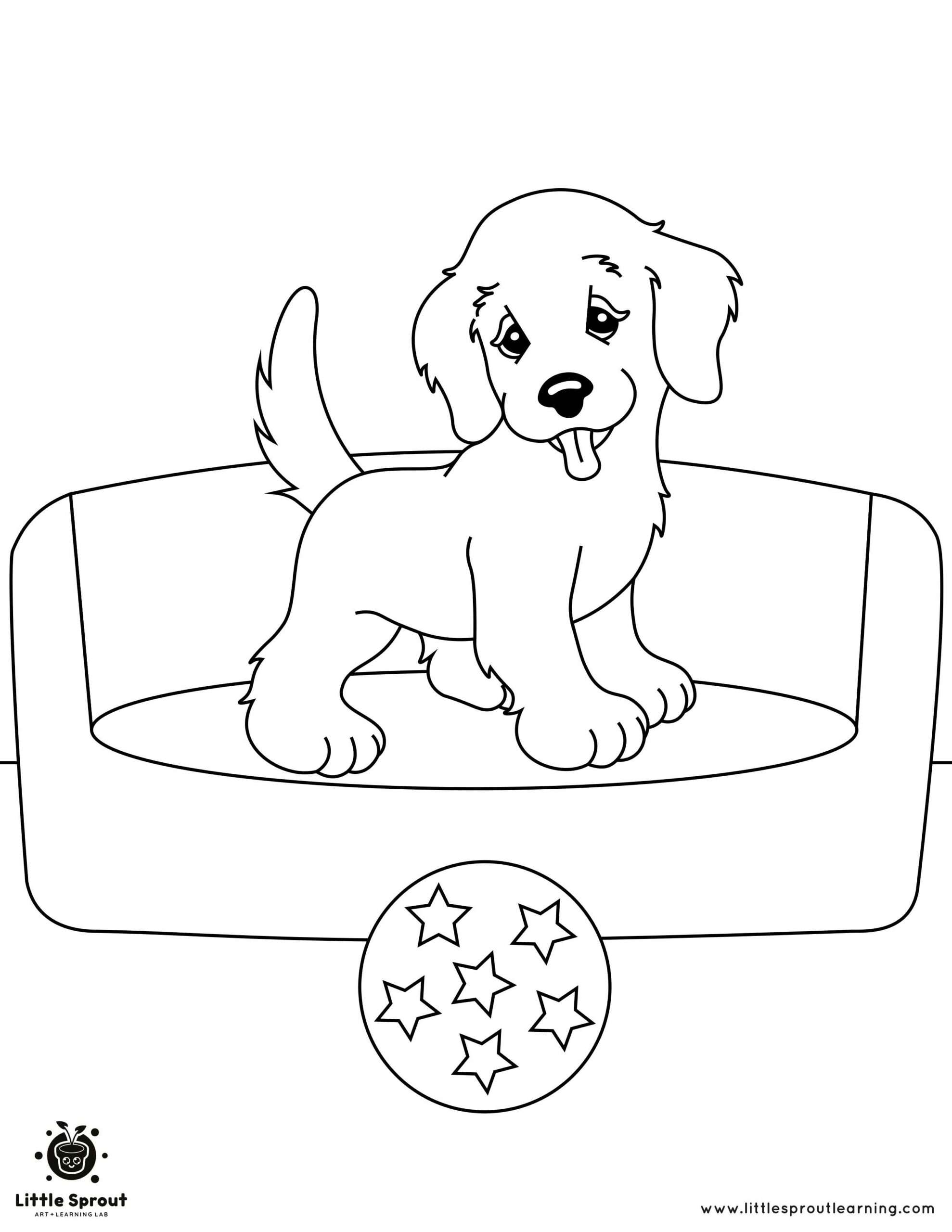 60 Printable Coloring Pages Puppies 60