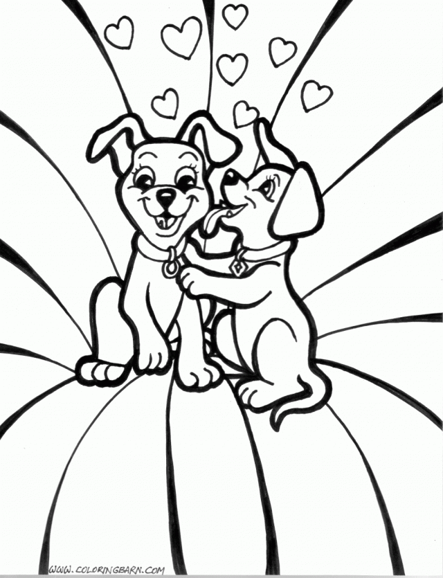 60 Printable Coloring Pages Puppies 61