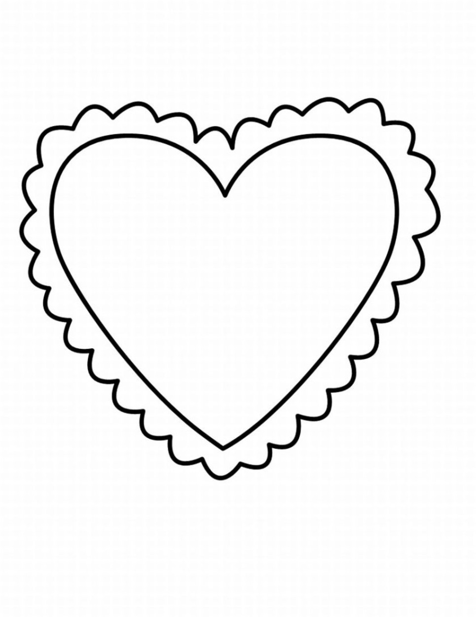 60 Printable Heart Coloring Picture 28