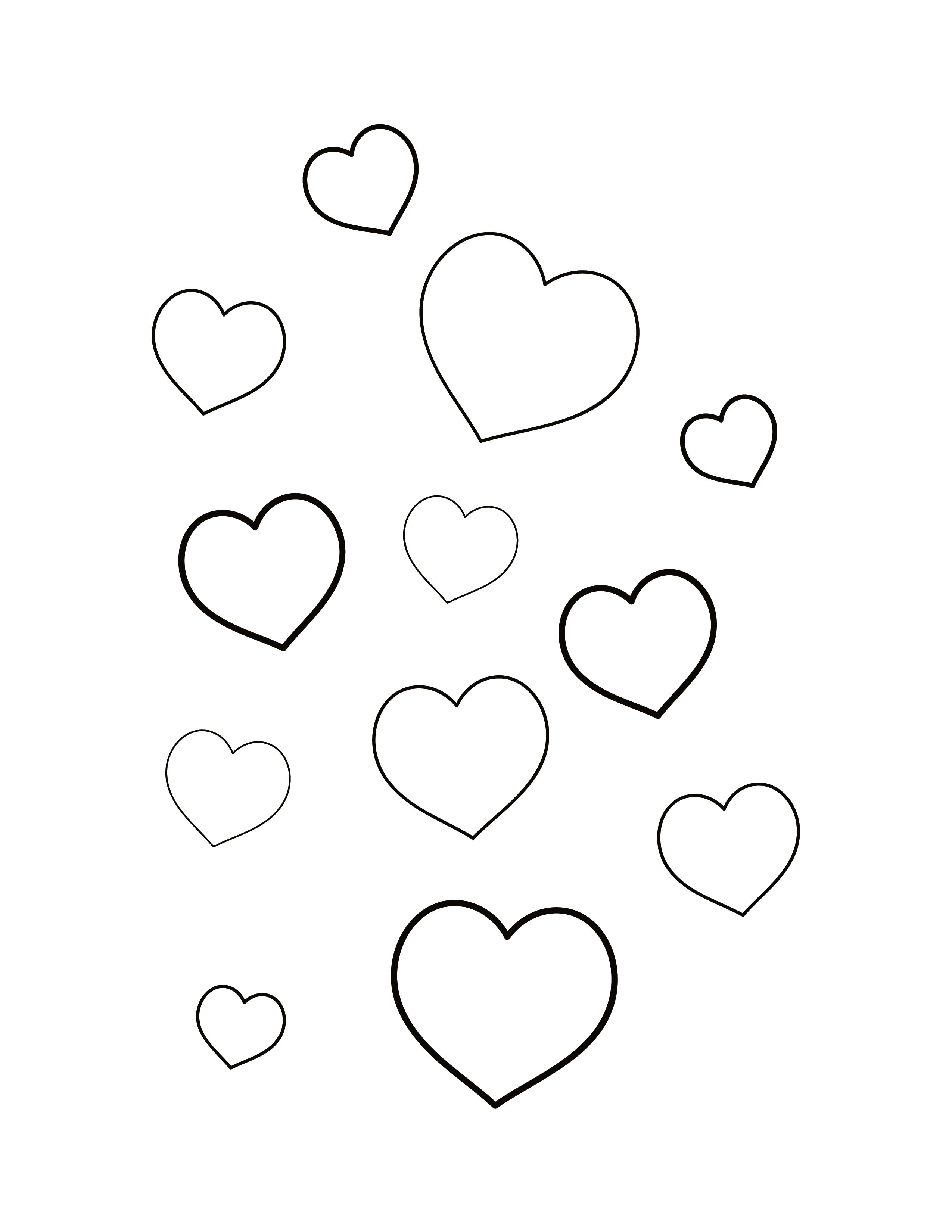 60 Printable Heart Coloring Picture 43