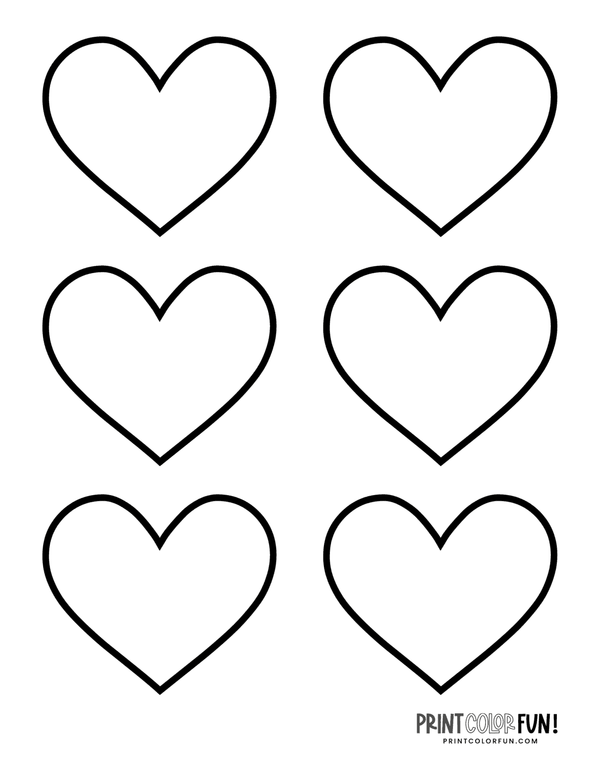 60 Printable Heart Coloring Picture 44