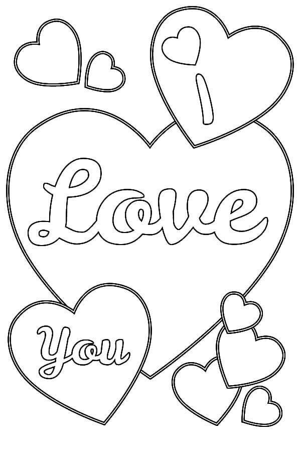 60 Printable Heart Coloring Picture 48