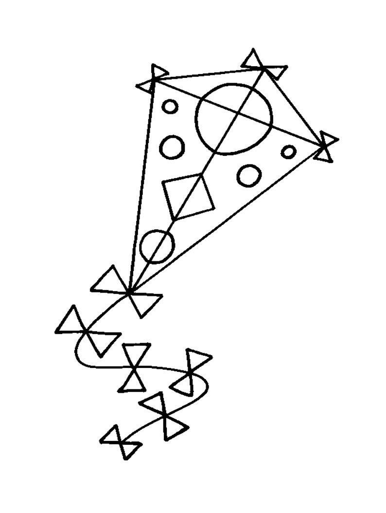 60 Printable Kite Coloring Pages 24