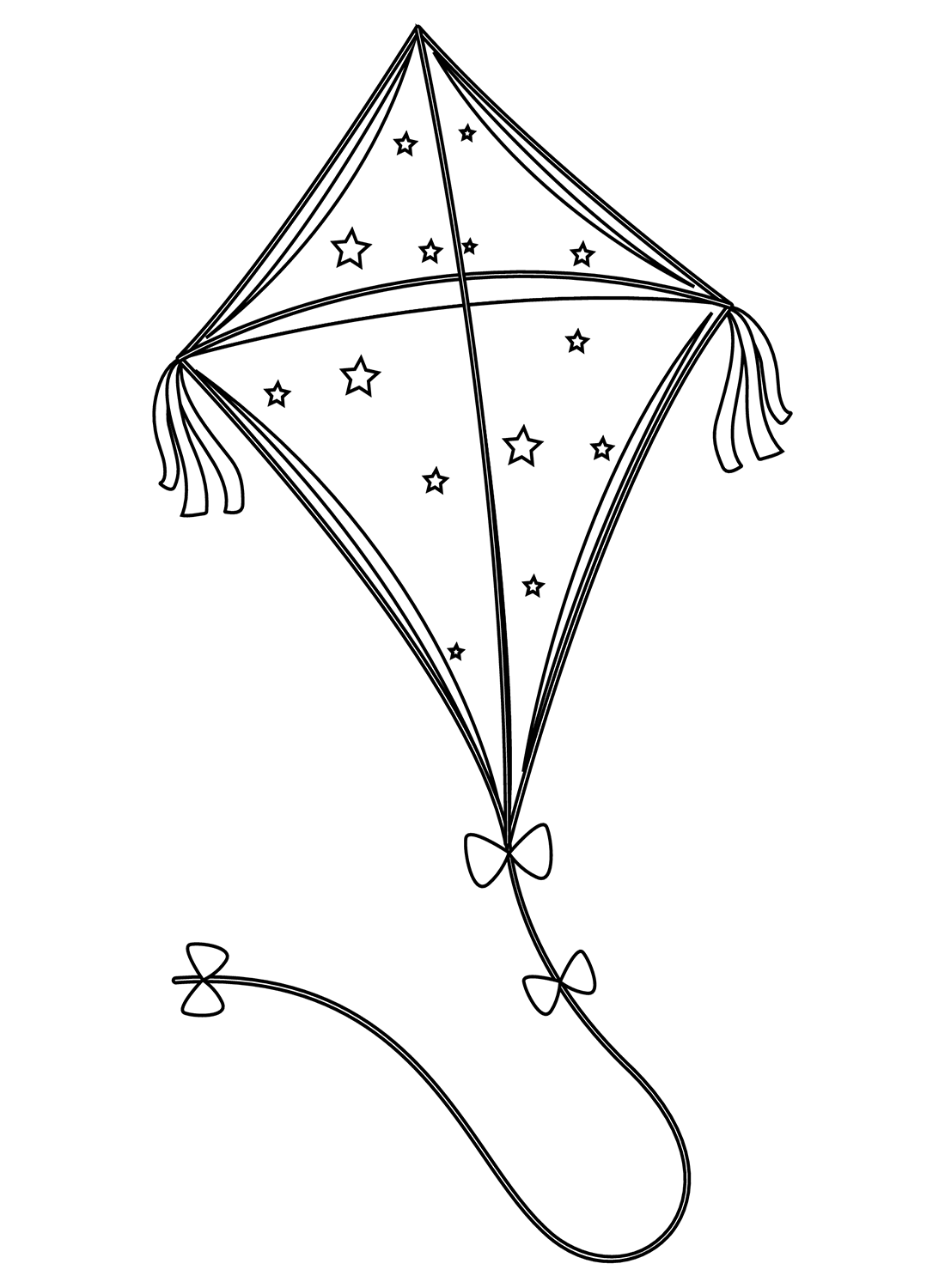 60 Printable Kite Coloring Pages 28