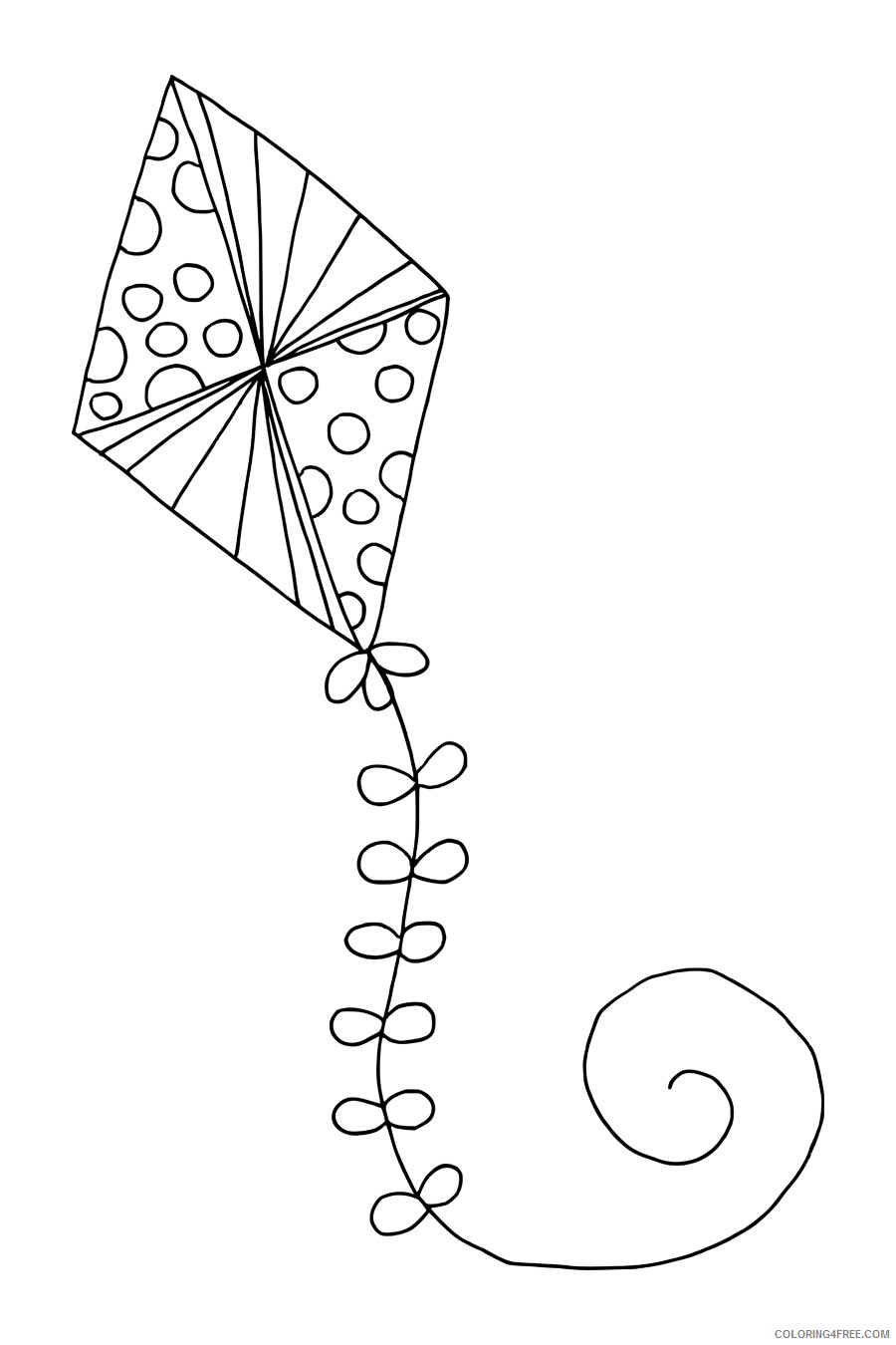 60 Printable Kite Coloring Pages 30