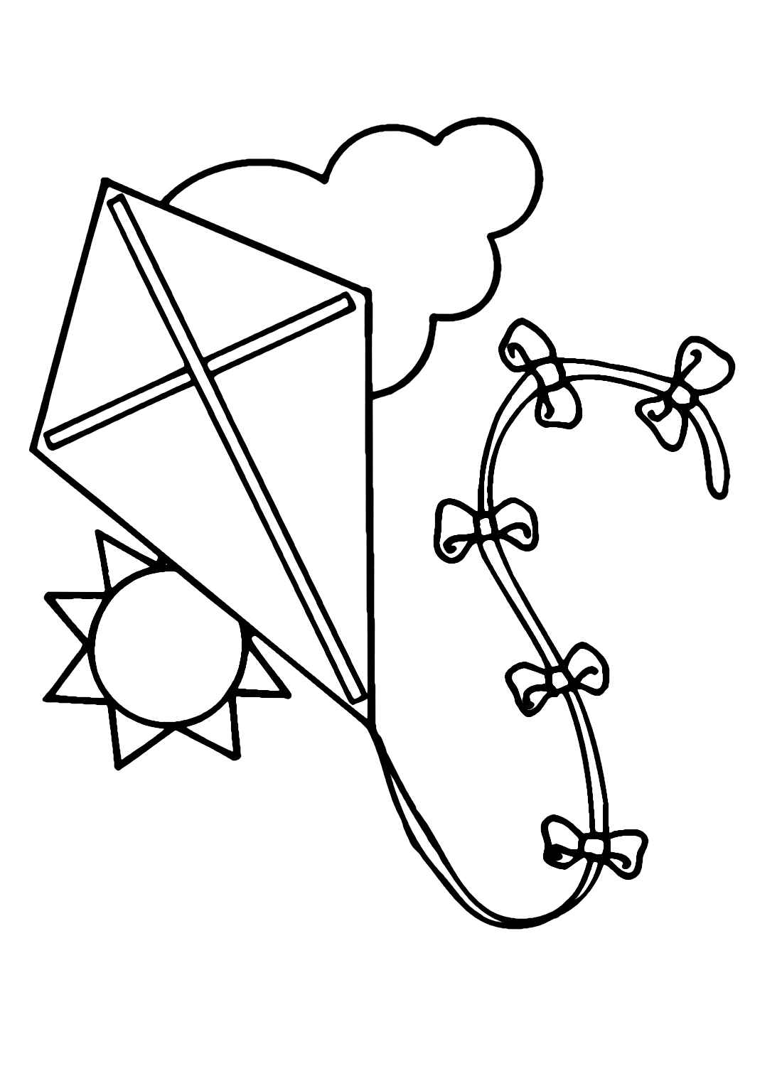 60 Printable Kite Coloring Pages 31