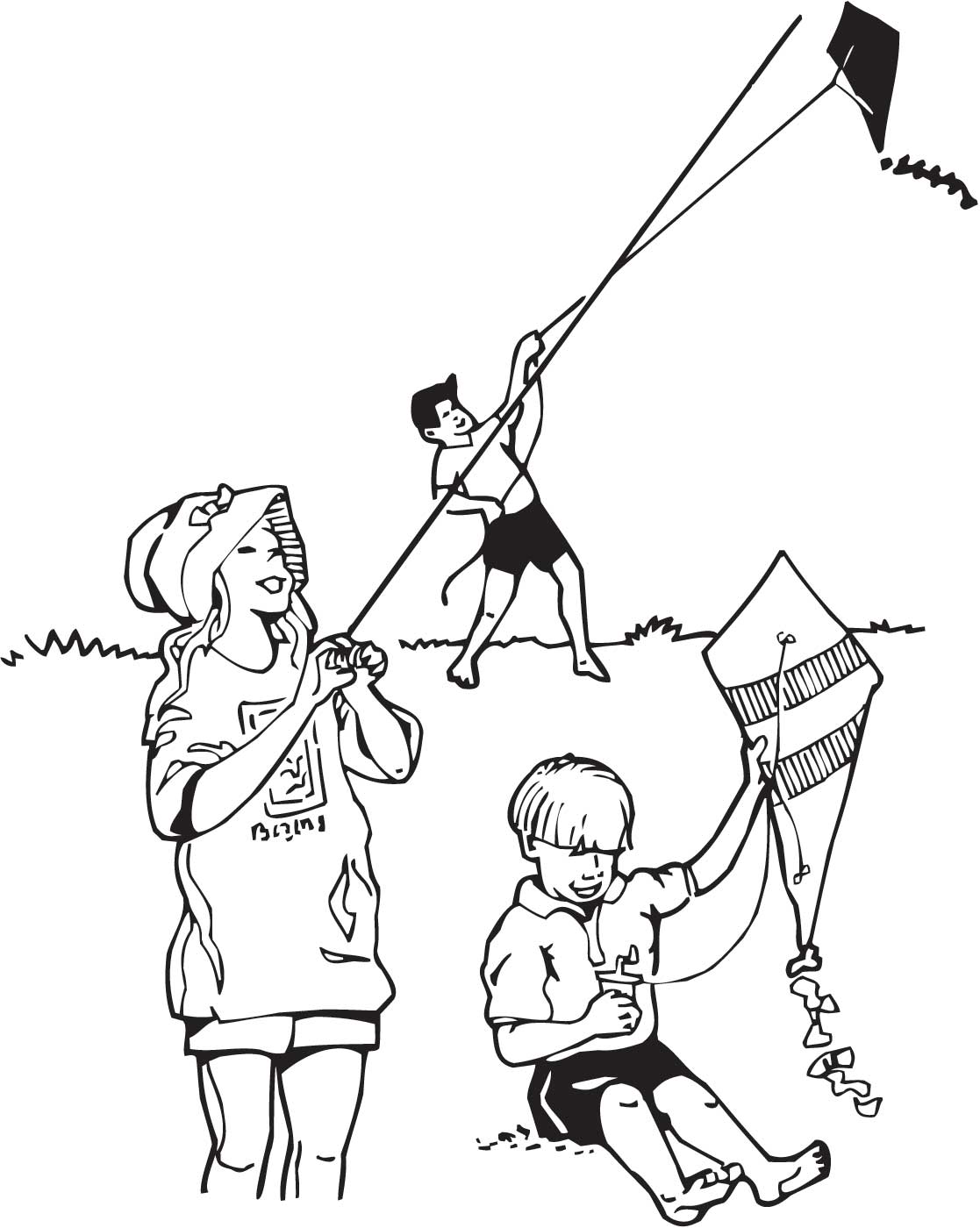 60 Printable Kite Coloring Pages 35