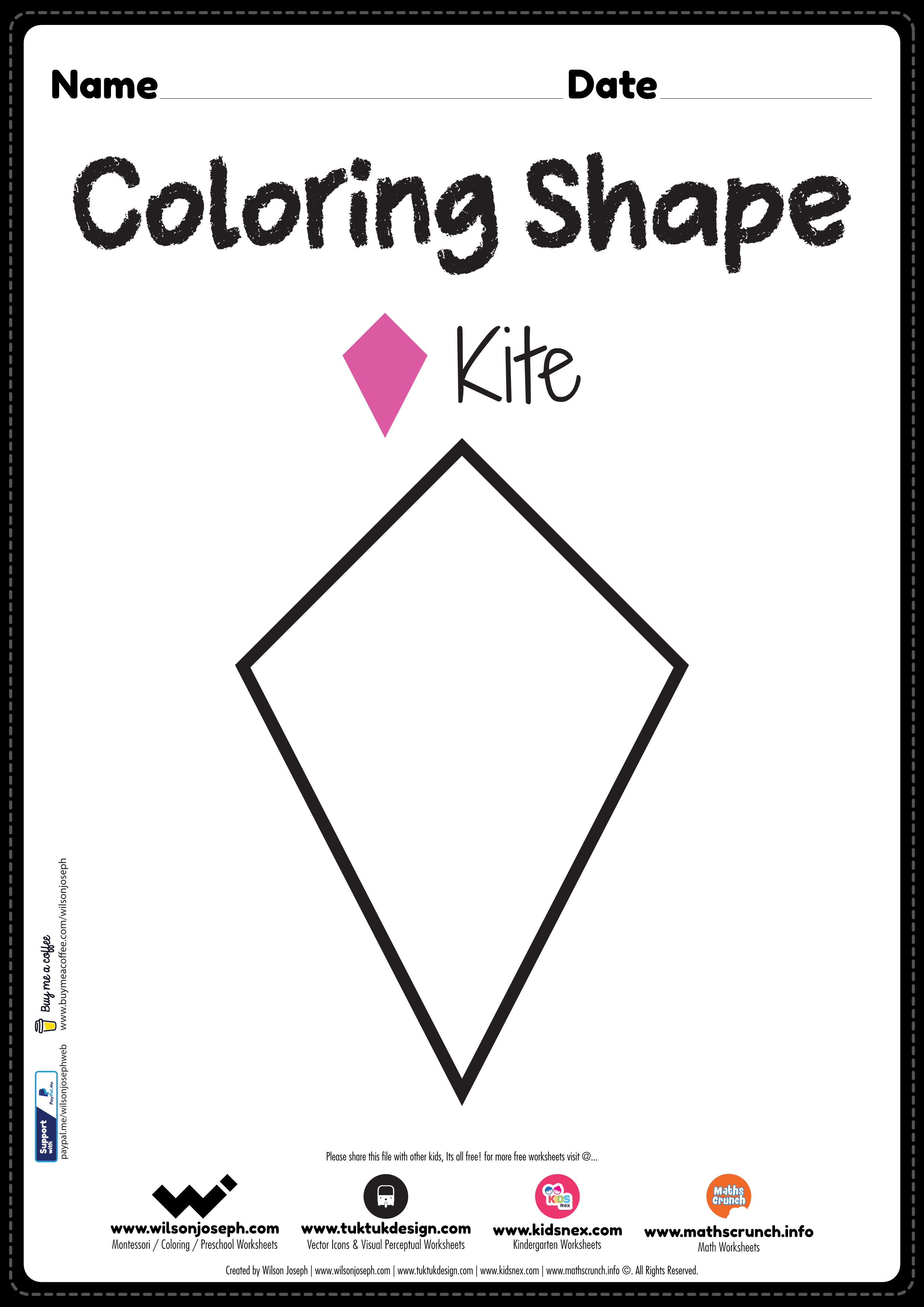 60 Printable Kite Coloring Pages 44