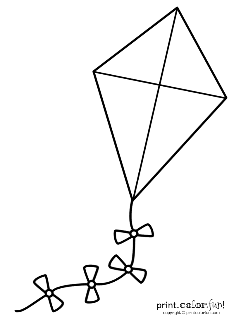 60 Printable Kite Coloring Pages 50