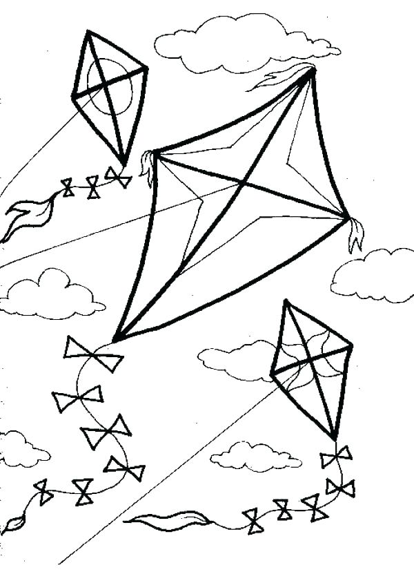 60 Printable Kite Coloring Pages 52