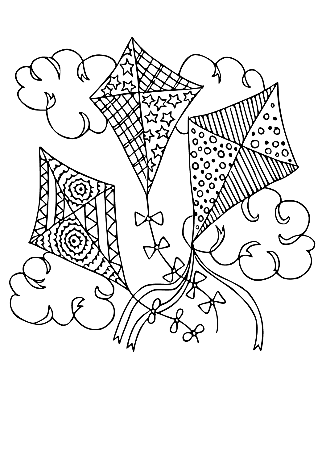 60 Printable Kite Coloring Pages 55