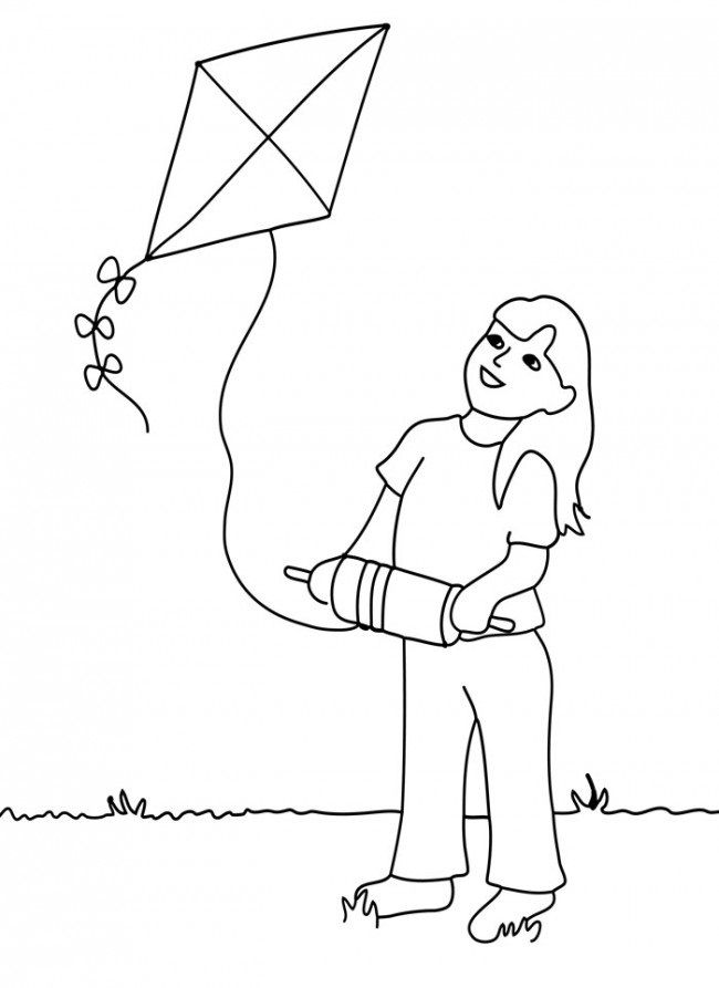 60 Printable Kite Coloring Pages 61