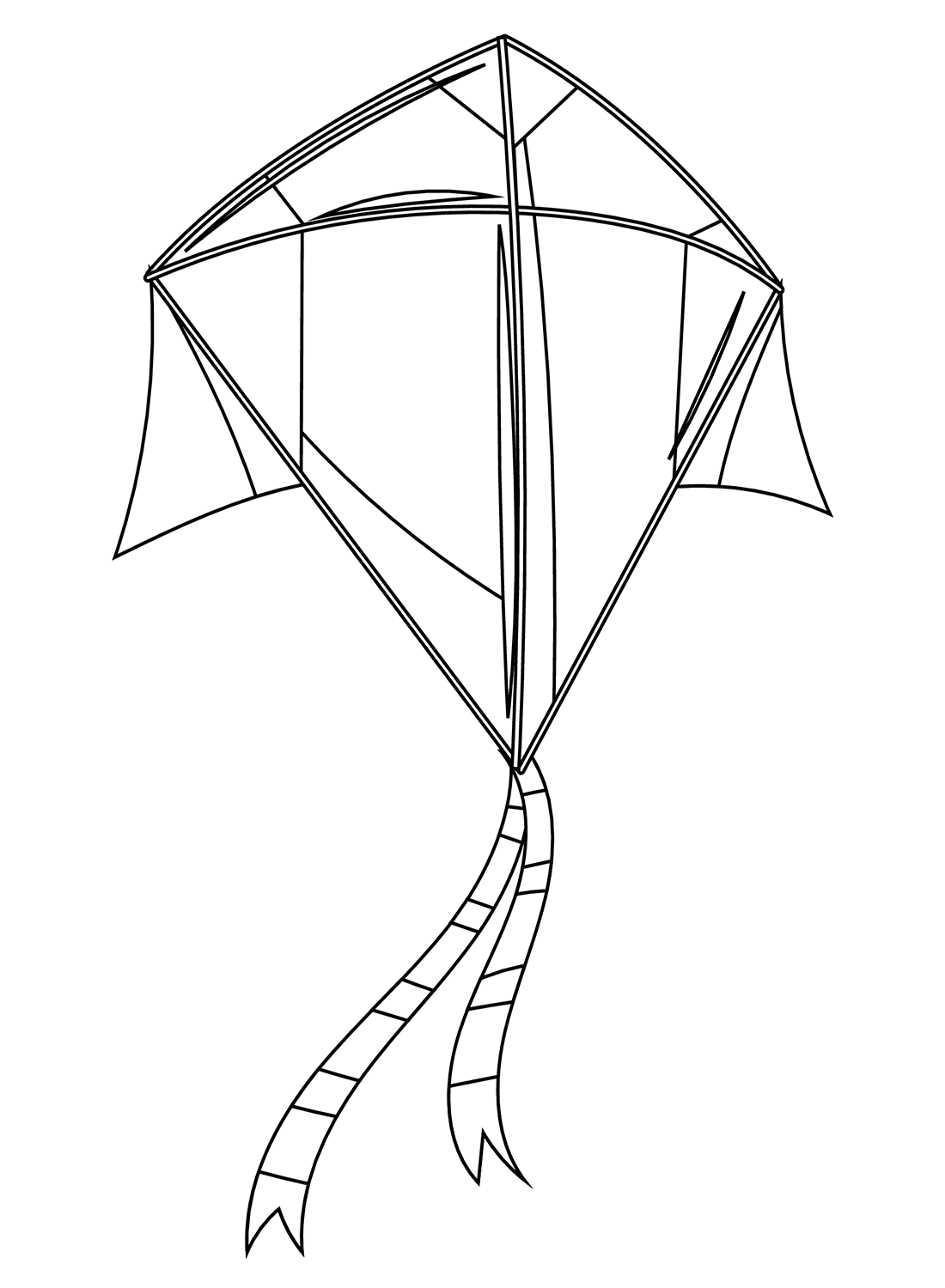 60 Printable Kite Coloring Pages 7