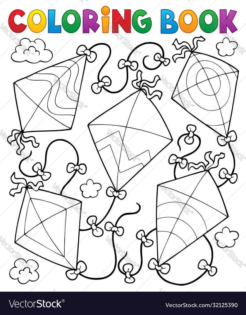 60 Printable Kite Coloring Pages 8