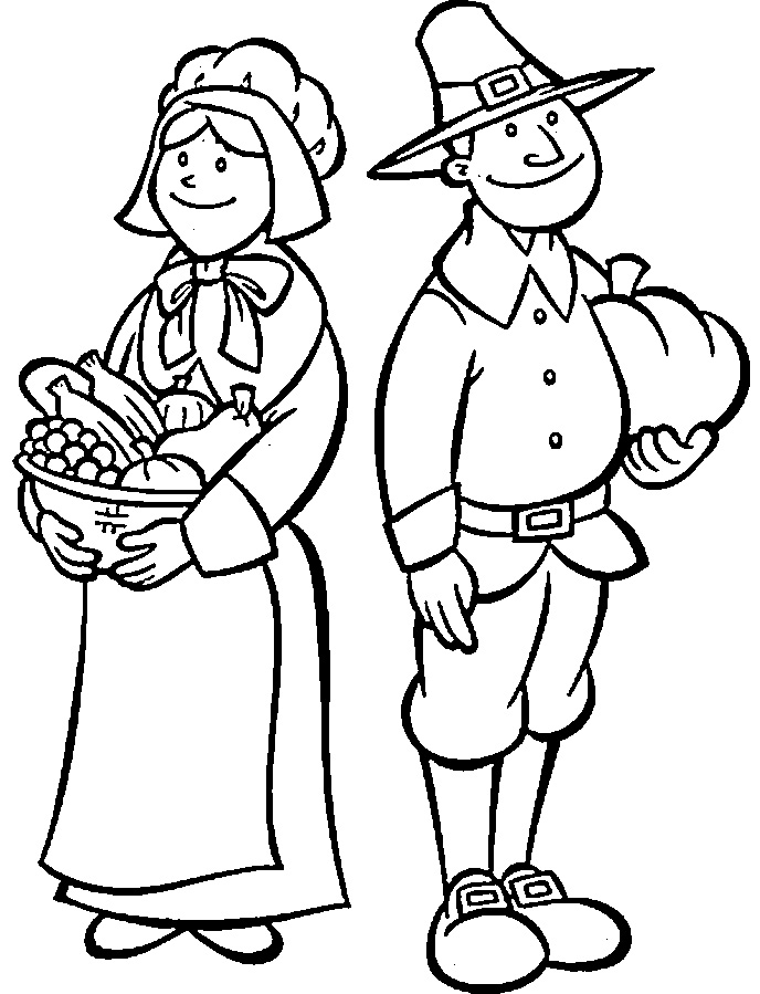 60 Printable Pilgrims Coloring Pages 1