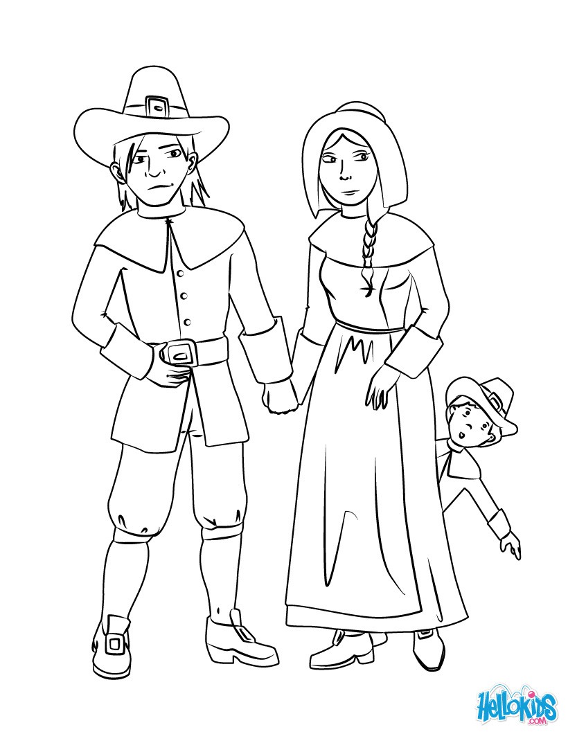 60 Printable Pilgrims Coloring Pages 26