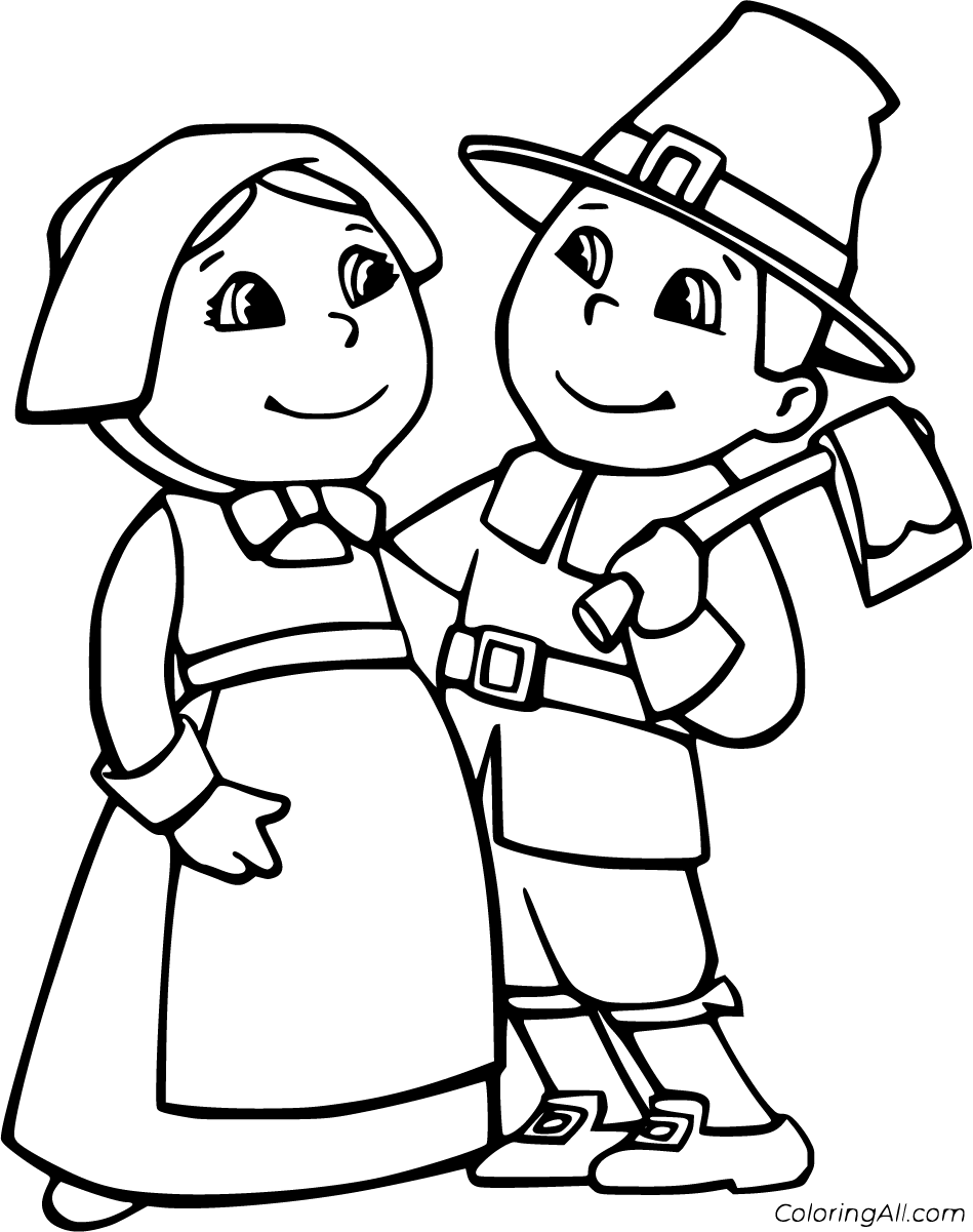 60 Printable Pilgrims Coloring Pages 27