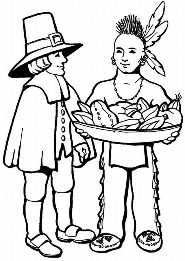 60 Printable Pilgrims Coloring Pages 33