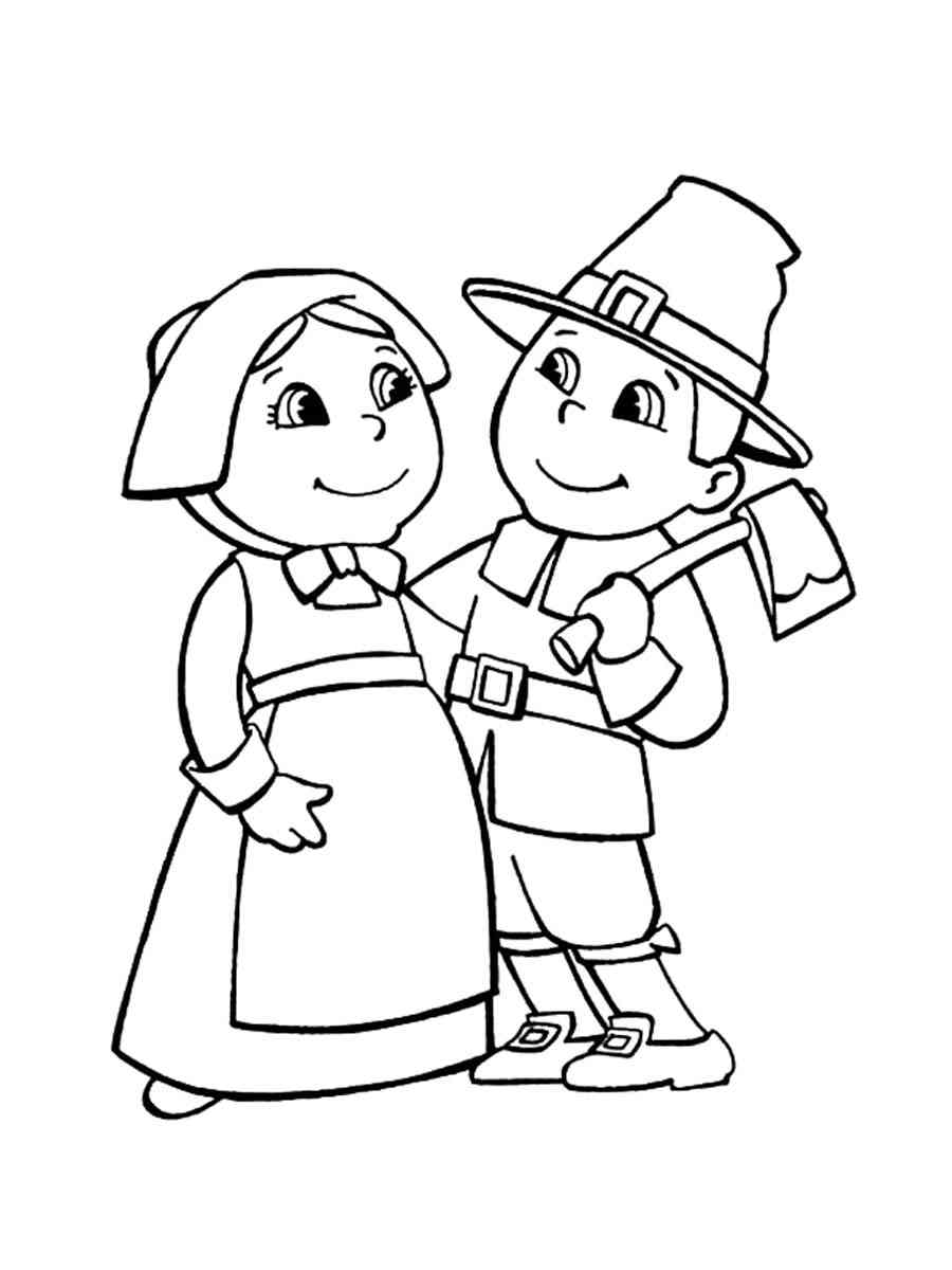 60 Printable Pilgrims Coloring Pages 36