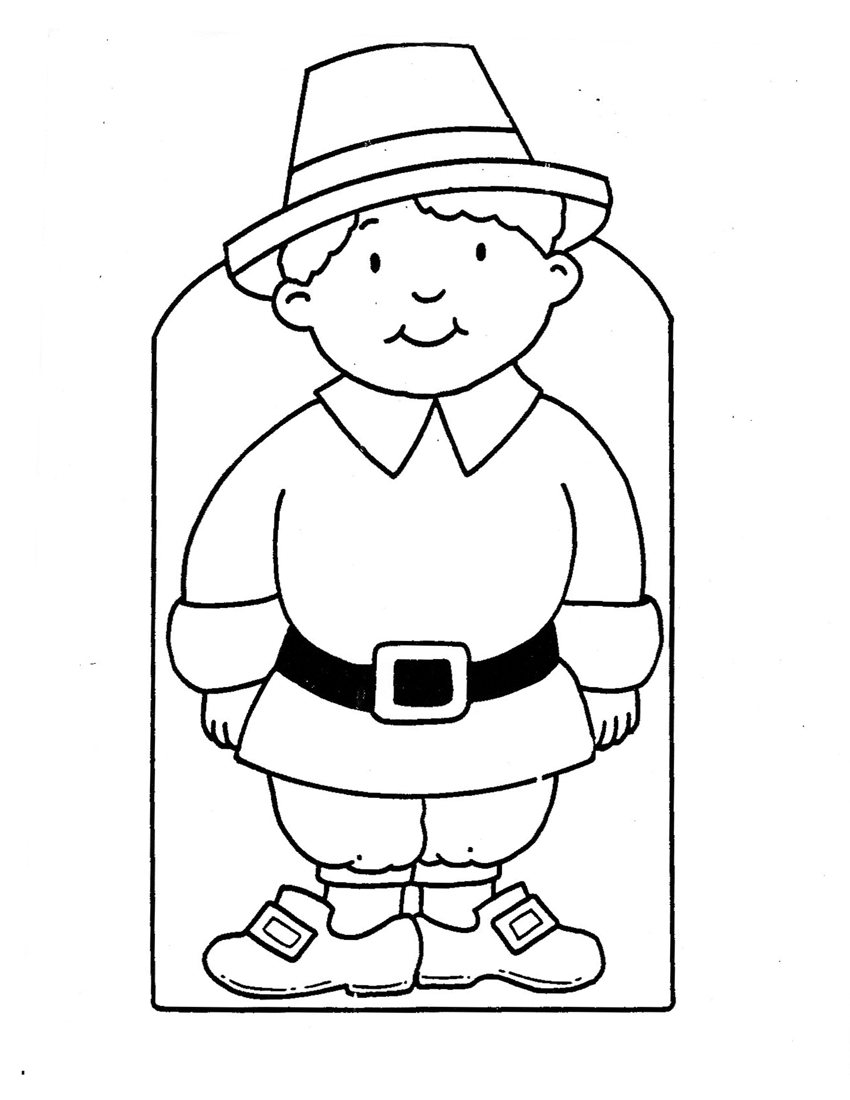 60 Printable Pilgrims Coloring Pages 45