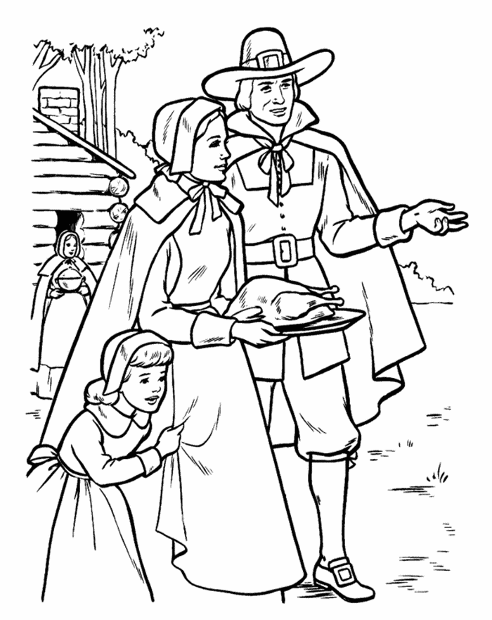 60 Printable Pilgrims Coloring Pages 55