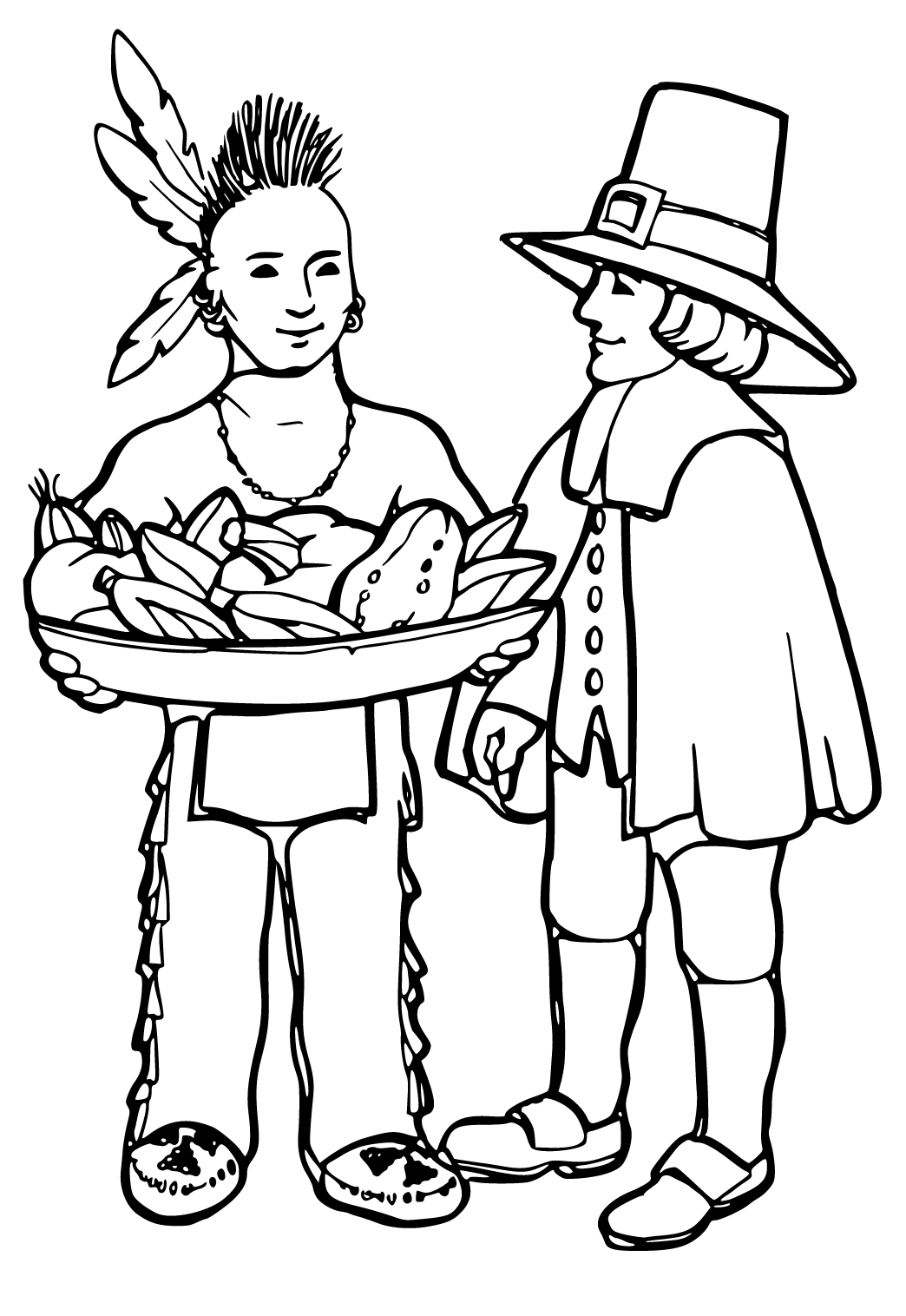 60 Printable Pilgrims Coloring Pages 58