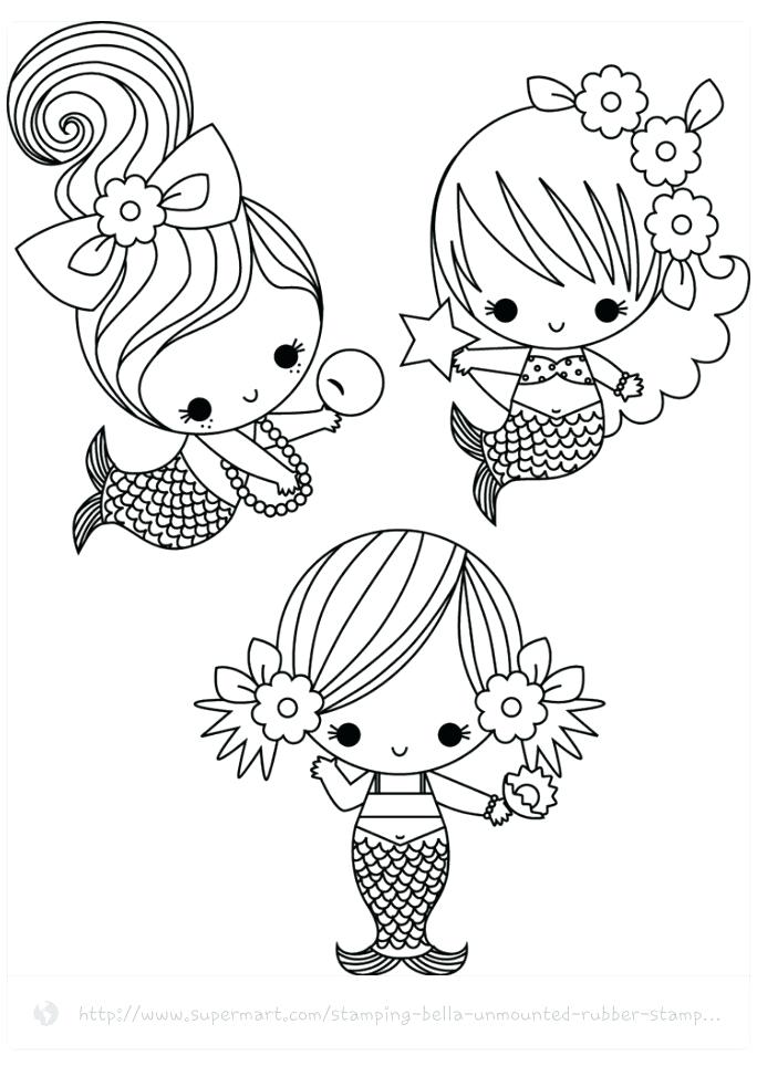 60 Printable Pretty Mermaid Coloring Pages 24