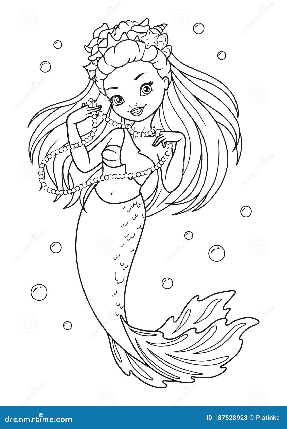 60 Printable Pretty Mermaid Coloring Pages 34