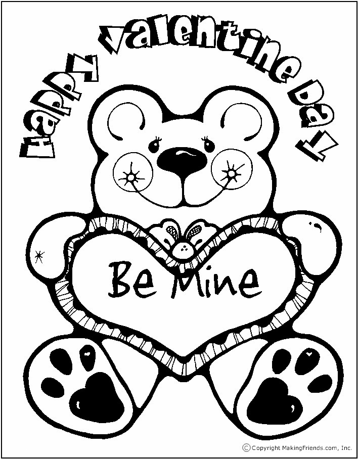 60 Printable Valentine Day Coloring 14