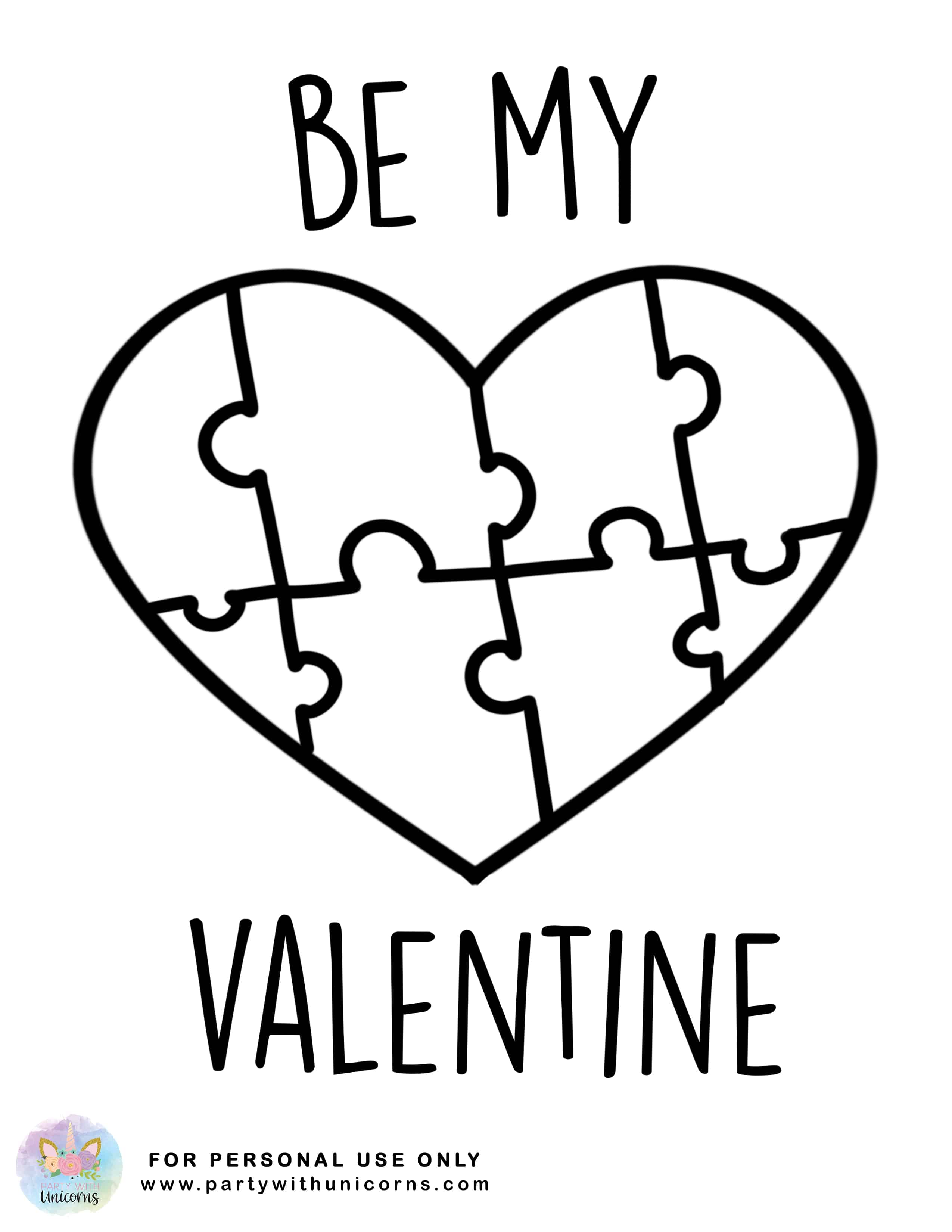 60 Printable Valentine Day Coloring 17