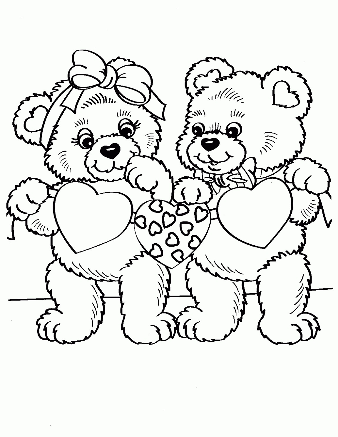 60 Printable Valentine Day Coloring 21