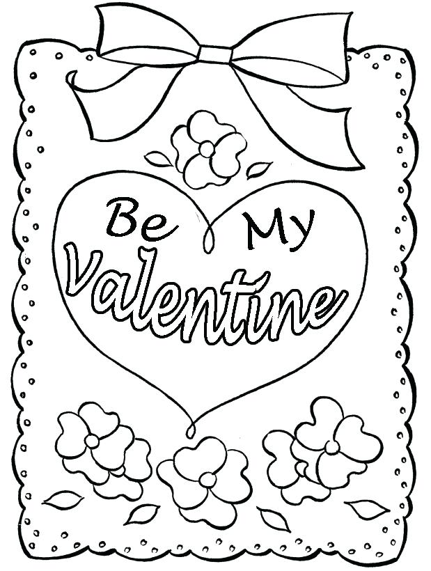 60 Printable Valentine Day Coloring 22