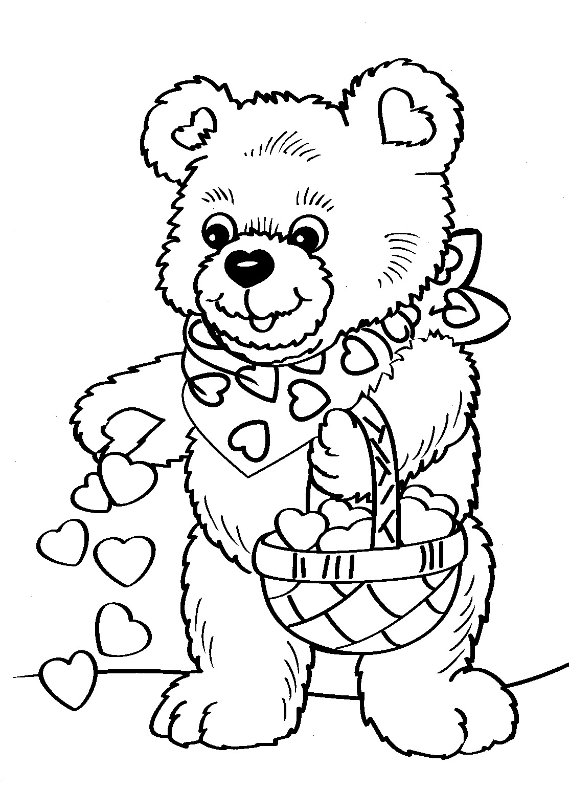 60 Printable Valentine Day Coloring 29