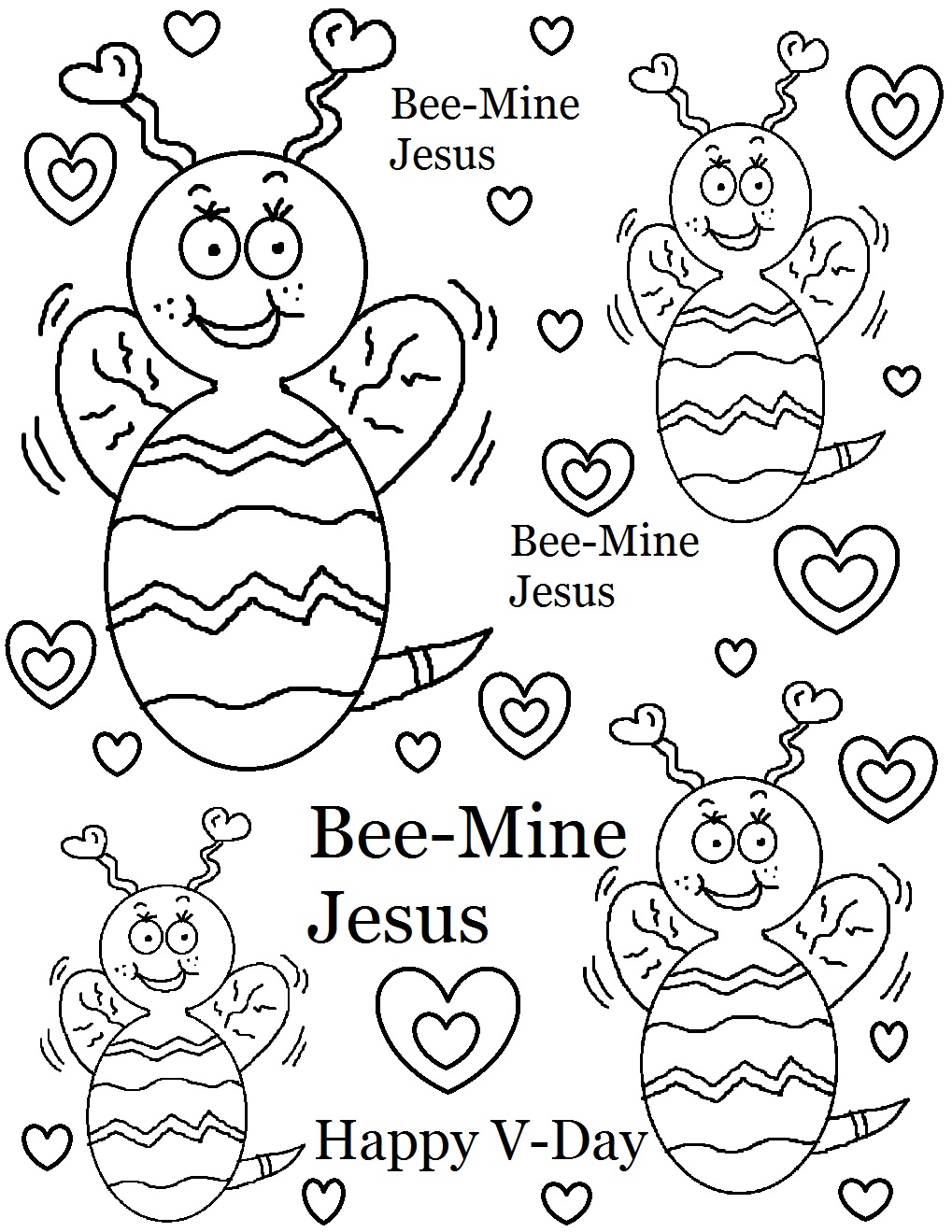 60 Printable Valentine Day Coloring 31