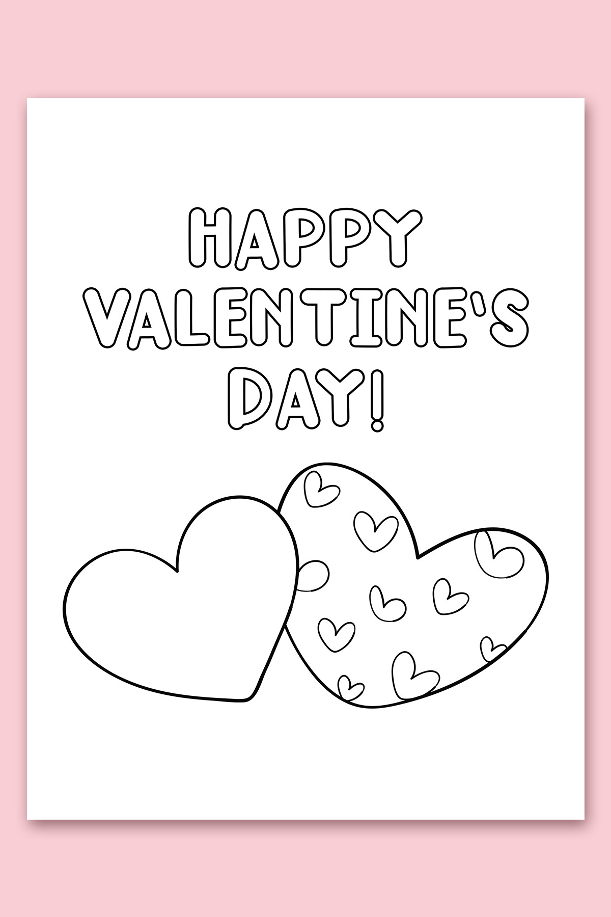 60 Printable Valentine Day Coloring 32