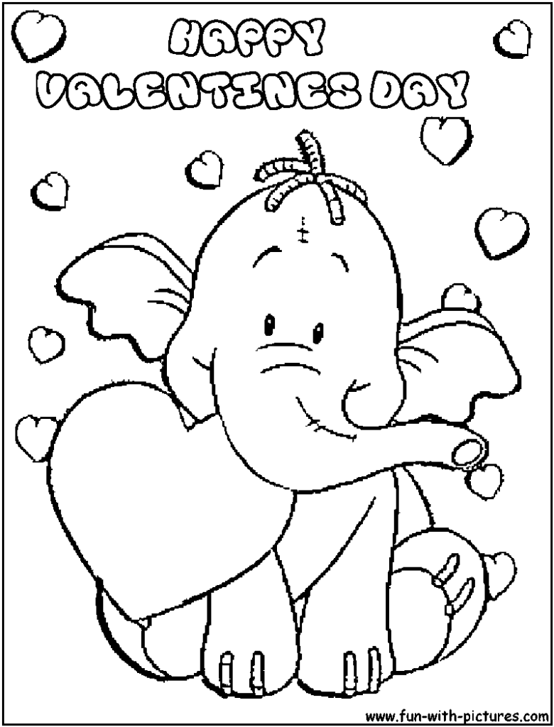 60 Printable Valentine Day Coloring 34