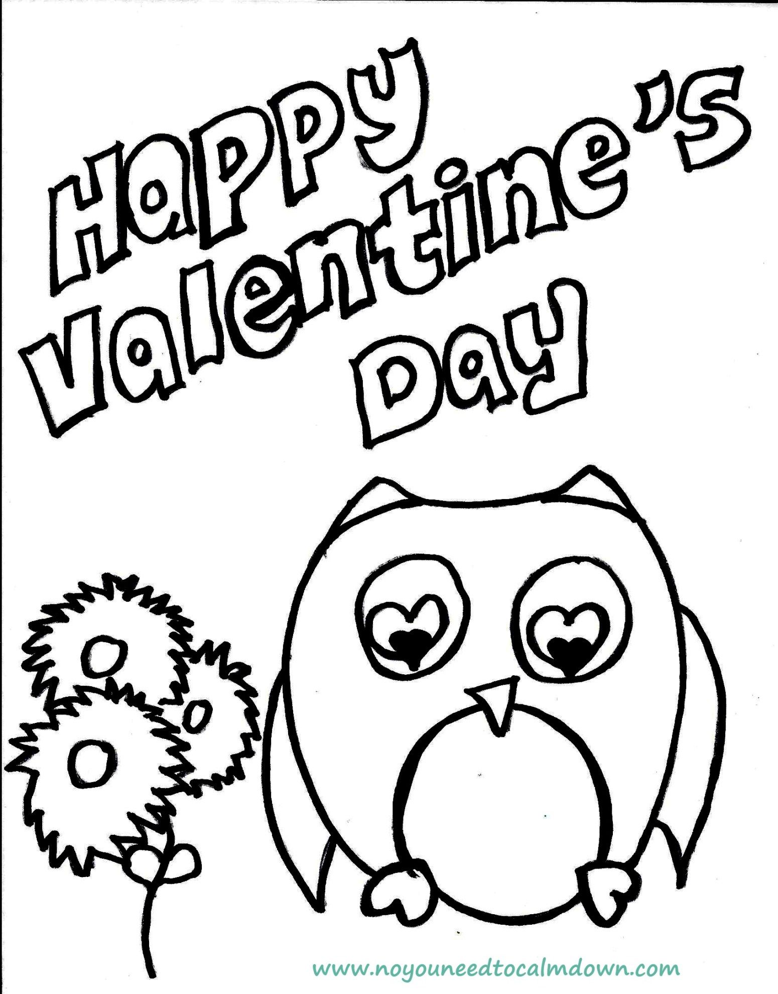 60 Printable Valentine Day Coloring 37