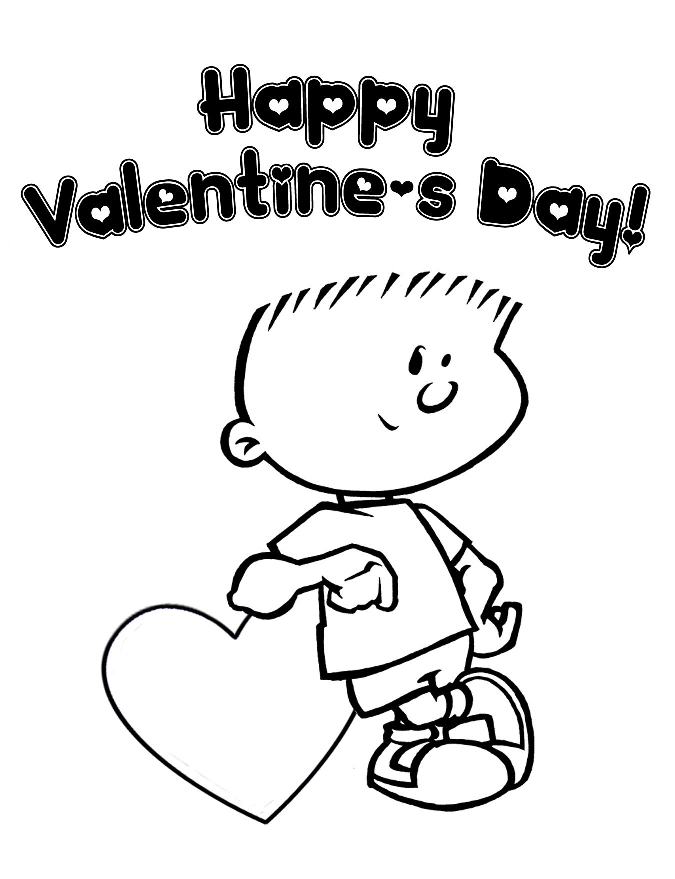 60 Printable Valentine Day Coloring 40