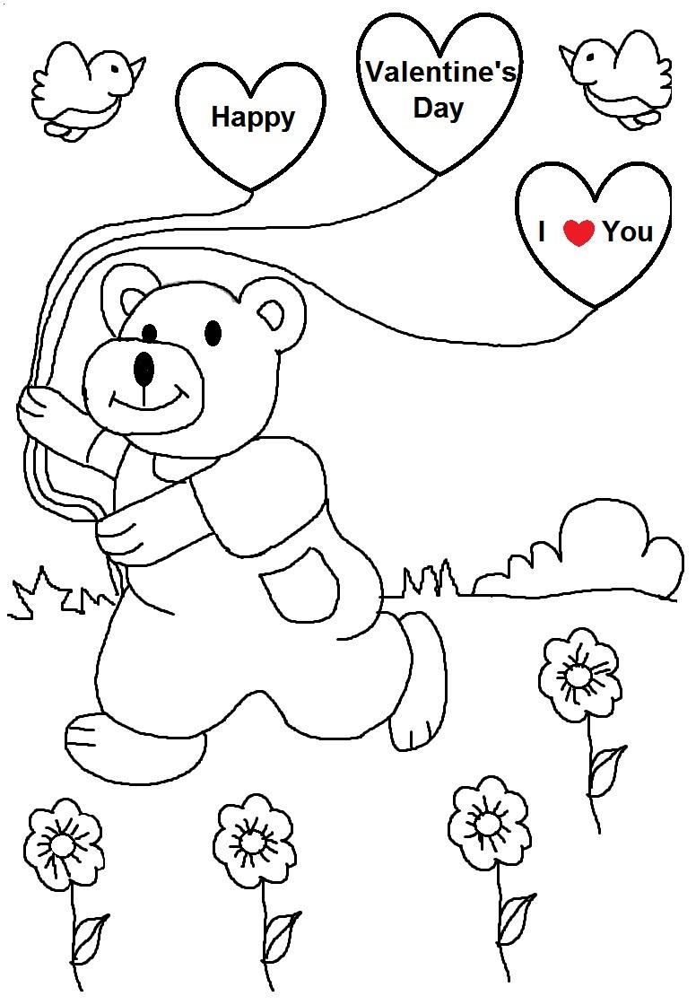 60 Printable Valentine Day Coloring 46