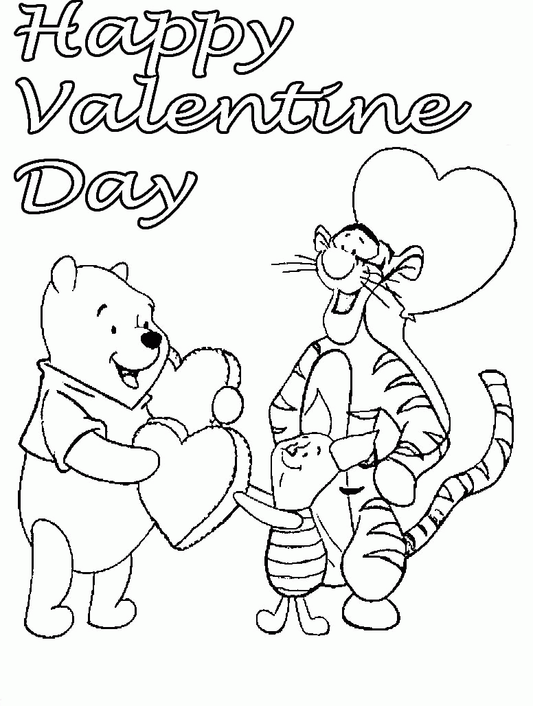 60 Printable Valentine Day Coloring 50