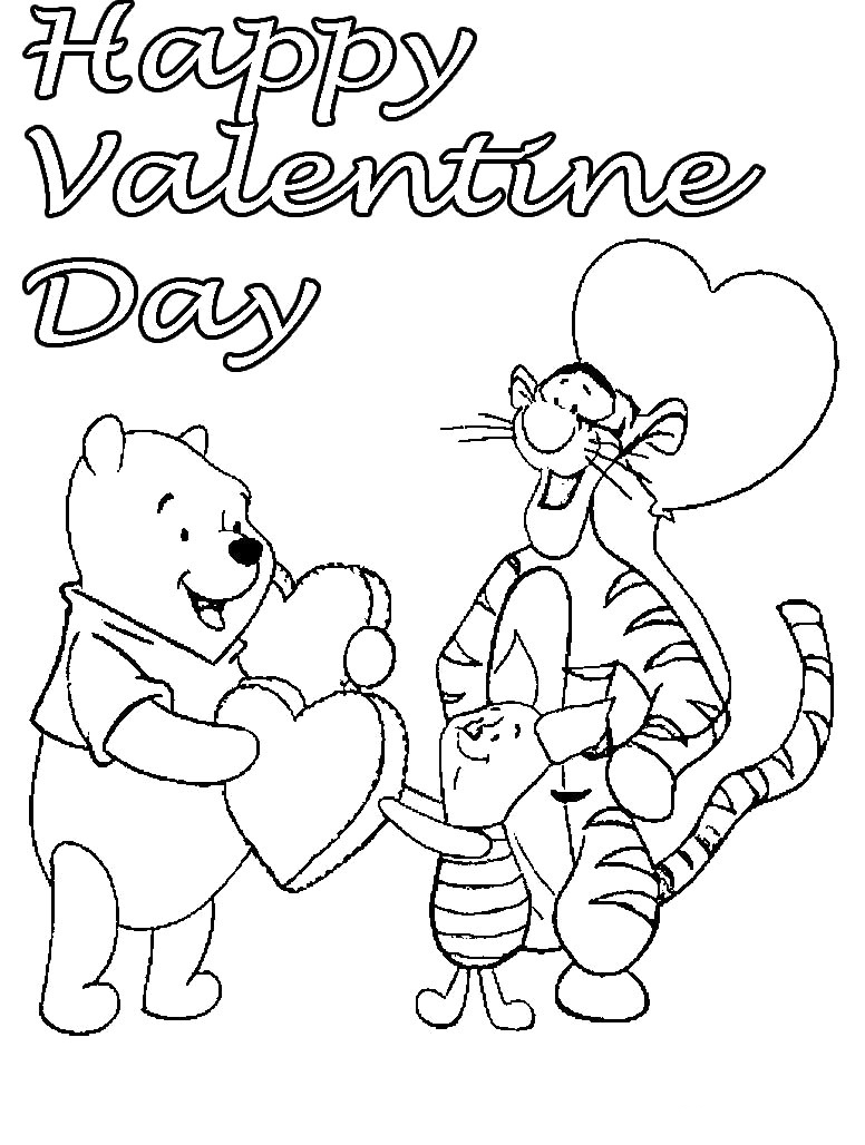 60 Printable Valentine Day Coloring 52