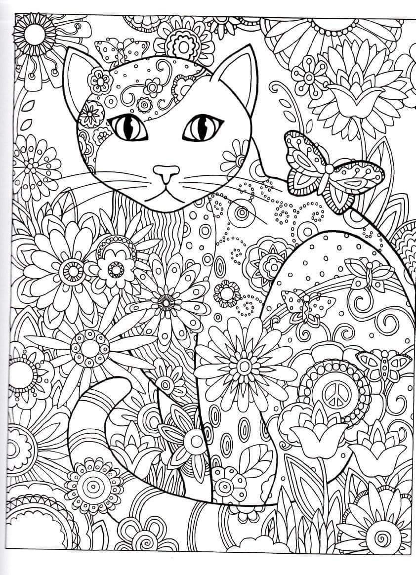 Get 85 Cat Pictures Coloring Pages Ideas 29