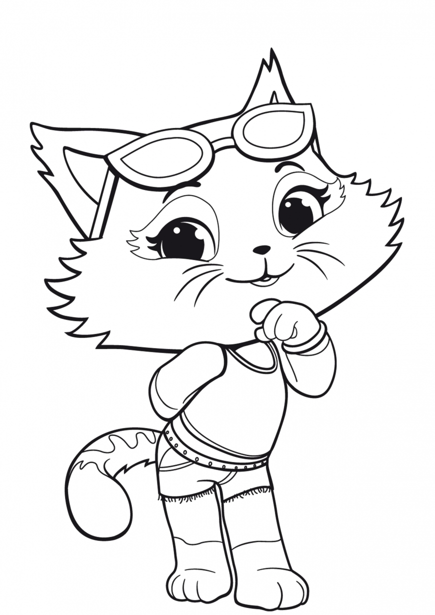 Get 85 Cat Pictures Coloring Pages Ideas 46