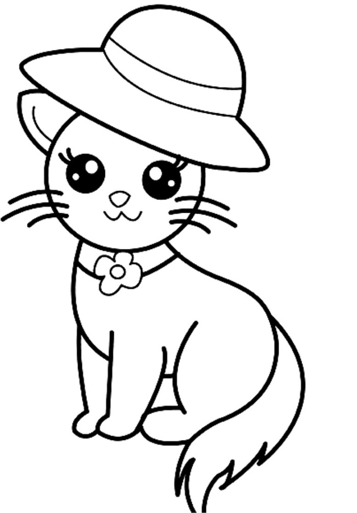 Get 85 Cat Pictures Coloring Pages Ideas 56