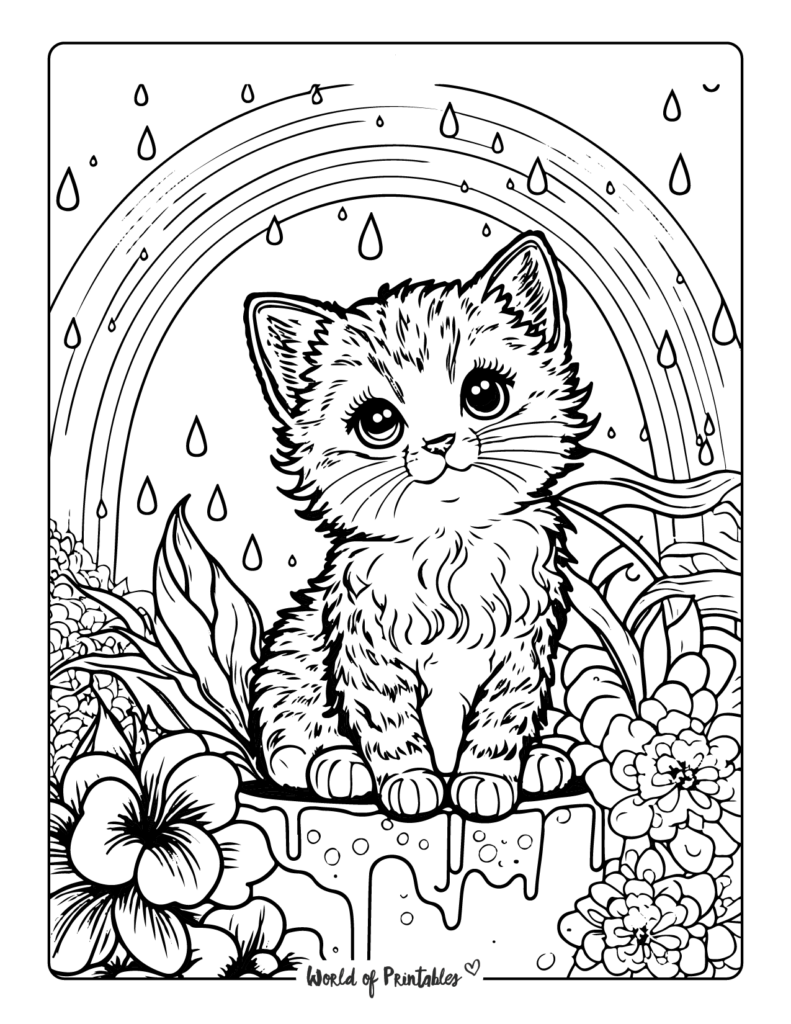 Get 85 Cat Pictures Coloring Pages Ideas 59